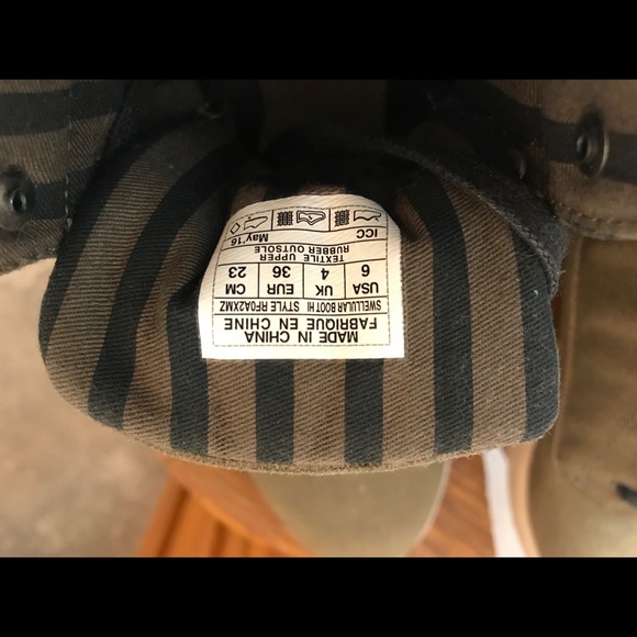 Reef Green army boots - Picture 4 of 5